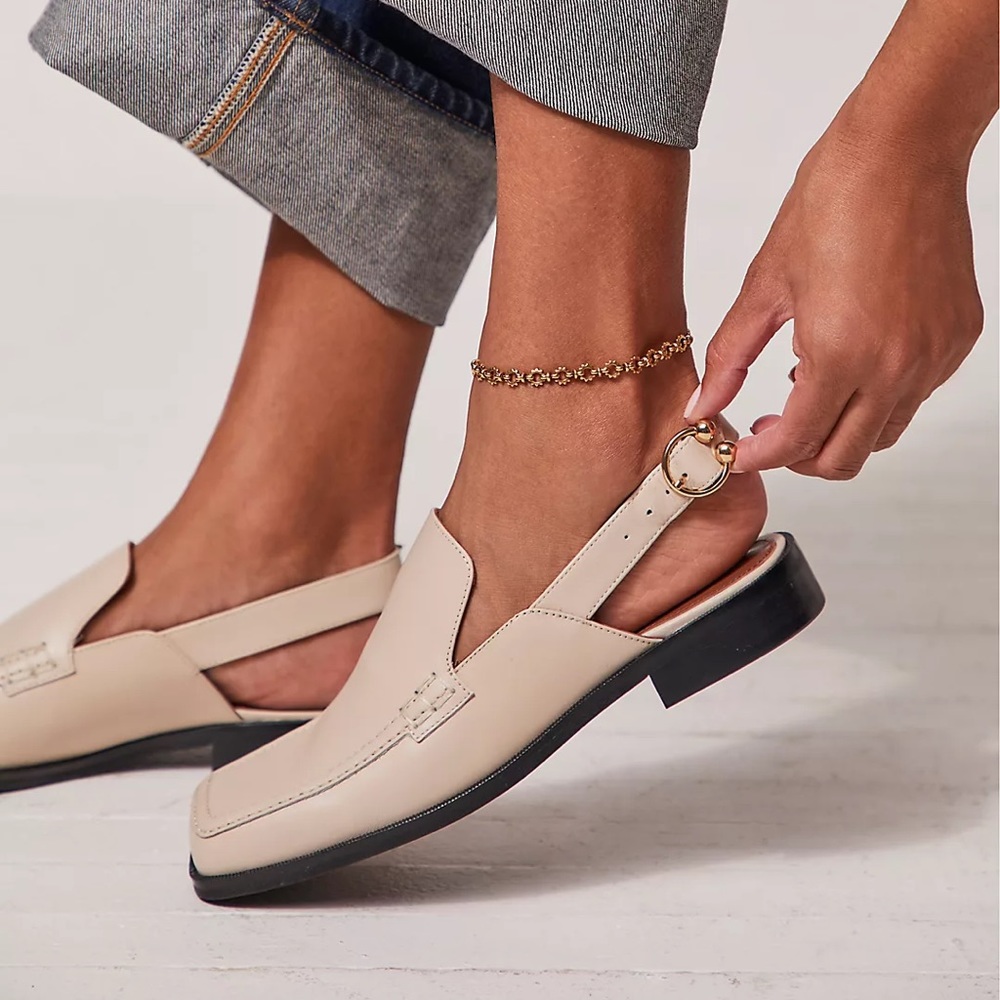NWT ALOHAS Logan Slingback Mules